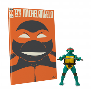 *PREORDER* Teenage Mutant Ninja Turtles BST AXN x IDW: MICHELANGELO (Action Figure & Comic Book Exclusive) by The Loyal Subject