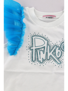 Pinko Up T-shirt da bambina bianca.