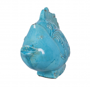Pesce ceramica blue