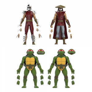 Teenage Mutant Ninja Turtles BST AXN: MIRAGE COMICS SHREDDER & TURTLES (4-Pack Exclusive) by The Loyal Subject