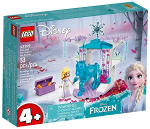 Lego Disney 43209 - Frozen Elsa e La Stalla di Ghiaccio di Nokk