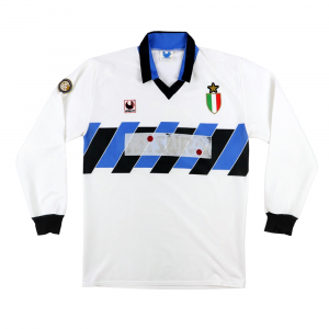 1989-90 Inter Maglia Away Uhlsport Misura L 