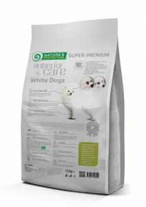 Nature’s Protection, Superior Care White Dogs Grain Free Junior Small & Mini Breeds con Pesce Bianco KG 1,5