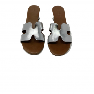 Sandalo alto silver - VINCENT VEGA 
