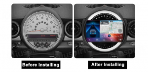 ANDROID autoradio navigatore per MINI COOPER R56 R60 2007-2015 CarPlay Android Auto GPS USB WI-FI Bluetooth 4G LTE