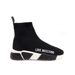 Sneakers a calzino nere Love Moschino