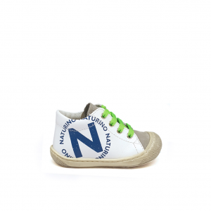 Sneakers bianche/azzurre Naturino