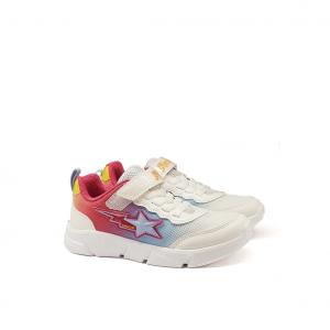 Sneakers bianche/multicolor Geox