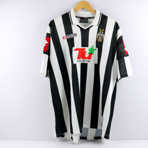 2001-02 Juventus Tu Mobile Maglia Home XXL (Top)