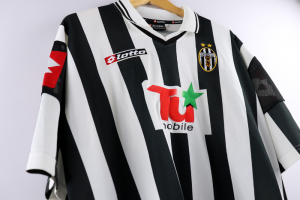 2001-02 Juventus Tu Mobile Maglia Home XXL (Top)
