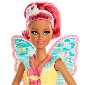 Mattel - Barbie Dreamtopia Fatina con Capelli Rosa
