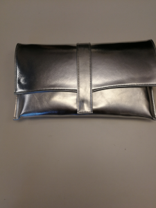 Handbag silver clutch bag