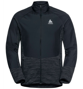 Odlo - JACKET RUN EASY WARM HYBRID BLACK