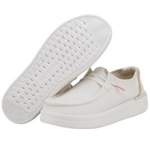 Mocassino Hey Dude Wendy Rise Chambray 12194 A 0190WHITE -A.2