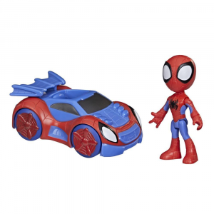 Hasbro - Personaggio Spidey con Auto 
