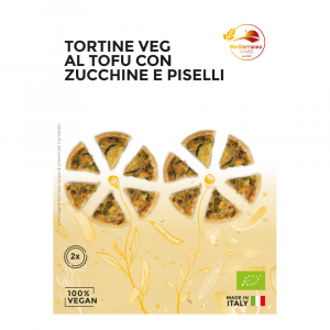 Tortina Veg al tofu con zucchine e piselli