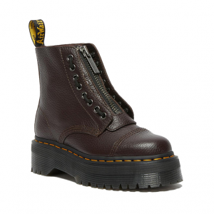 Dr Martens Sinclair Burgundy Milled Nappa -A.2