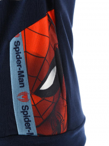 Tuta Spiderman bambino 3 4  6 8 anni anni Interno felpato colore blu e rosso