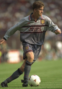 1995-96 Manchester United Maglia Umbro Sharp Away M (Top)