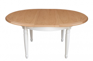 Runder Tisch aus Eichenholz