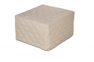 Pouf lit simple avec matelas H 10 cm