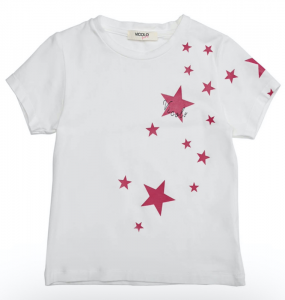 Tshirt in cotone per bambina stampa stelle Vicolo Girl Anni 12