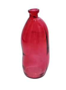 Vaso vetro rosso 35 cm