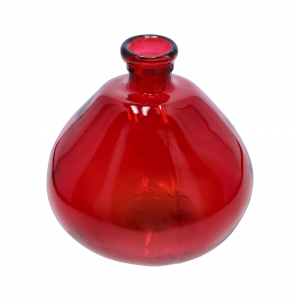 Vaso vetro rosso 33 cm