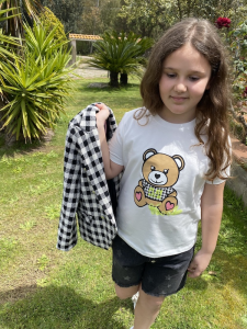 Tshirt in cotone per bambina Vicolo Girl stampa Orsetto Anni 6