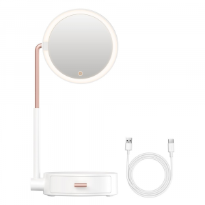 Specchio con luce led per trucco e cassettino porta gioie - Smart Makeup Mirror