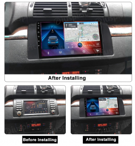 ANDROID autoradio navigatore per BMW E39 BMW X5 E53 BMW M5 BMW E38 CarPlay Android Auto GPS USB WI-FI Bluetooth 4G LTE