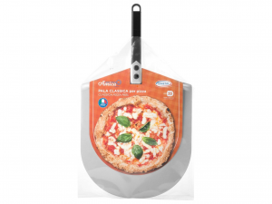 Testa: 30 cm - CLASS30/25 Gi.Metal Manico: 25 cm Pala per pizzaclassica uso domestico 