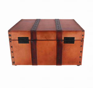 Baule valigia in legno 46*39*23 cm