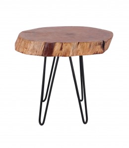 Tavolino  sgabello natural wood  42x37x55 cm