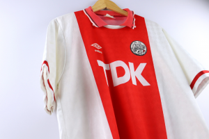 1989-91 Ajax Maglia Umbro Tdk Home L