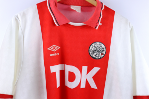 1989-91 Ajax Maglia Umbro Tdk Home L