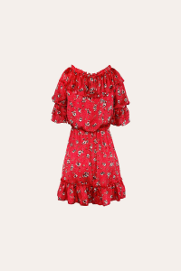 Abito Soft Dress Tati red picadilly Aniye By
