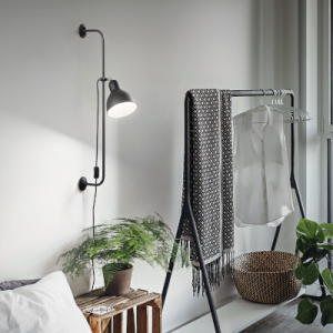 Shower ap1, lampada da parete,  diffusore singolo.