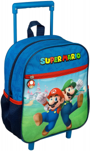 Trolley Super Mario dimensione 28x24x12 cm asilo