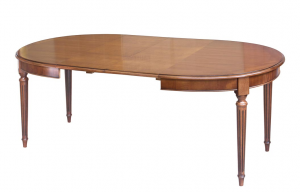 Table ovale Style Louis XVI avec allonges