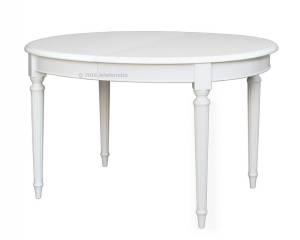Ovaler Tisch Empire lackiert 130-210 cm