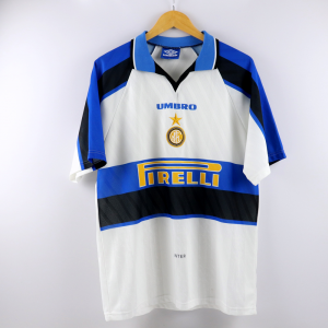 1996-97 Inter Maglia Away Umbro Pirelli L (Top)