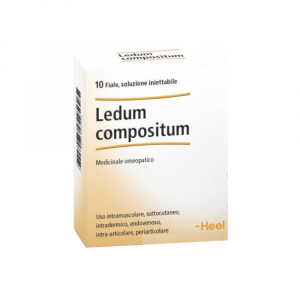LEDUM COMPOSITUM HEEL - 10 FIALE SOLUZIONE INIETTABILE MEDICINALE OMEOPATICO