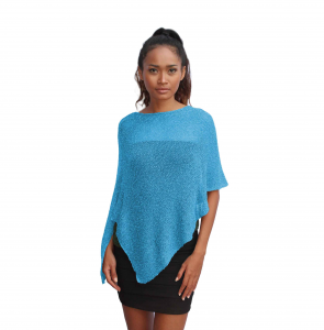 Poncho Unique ocean Turquoise