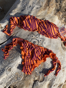 Bikini fascia e slip nodi brasiliano regolabile Frou Frou Sòcool