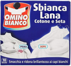 Omino Bianco Sbiancalana Lana Cotone Seta  10 Buste