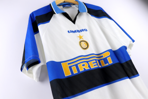 1996-97 Inter Maglia Away Umbro Pirelli XL (Top)
