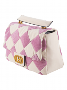 La Carrie Bag a Tracolla  Avorio /PINK
