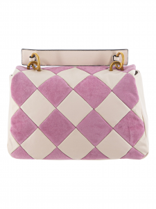 La Carrie Bag a Tracolla  Avorio /PINK