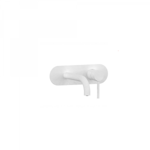 Mitigeur de lavabo avec plaque ronde en laiton, bec L.175 mm Pepe XL Frattini